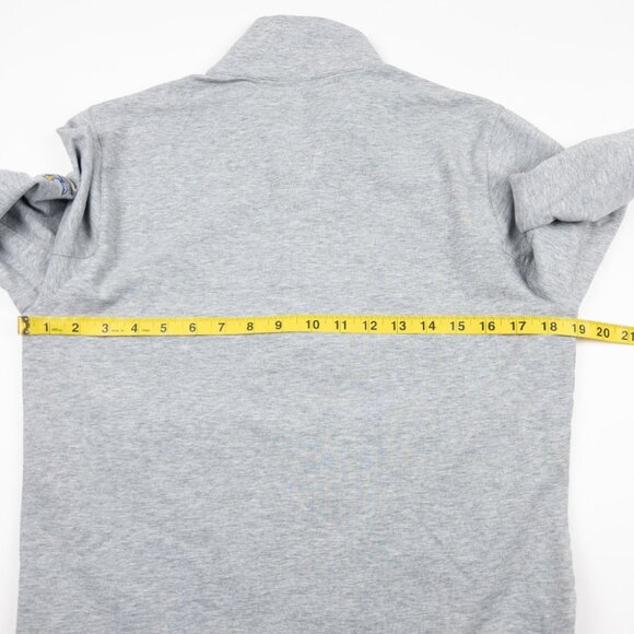 B. Draddy Pullover Sweatshirt Men's Small 1/2 Zip Heather Gray Pocket Golf - Picture 11 of 12